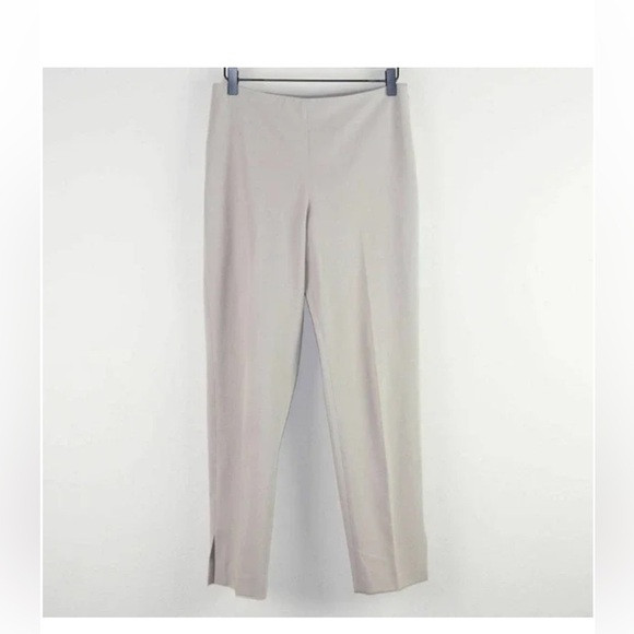 Brunello Cucinelli Tan Beige Nude Chino slit ankle Leg Trouser Pants US Size 8 - Picture 2 of 9